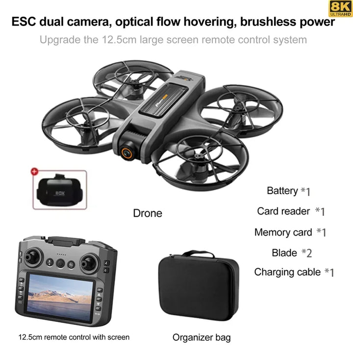 8K Drone with GPS & Obstacle Avoidance