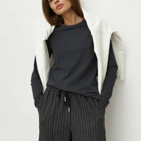 100% Cotton Long-Sleeve T-Shirt