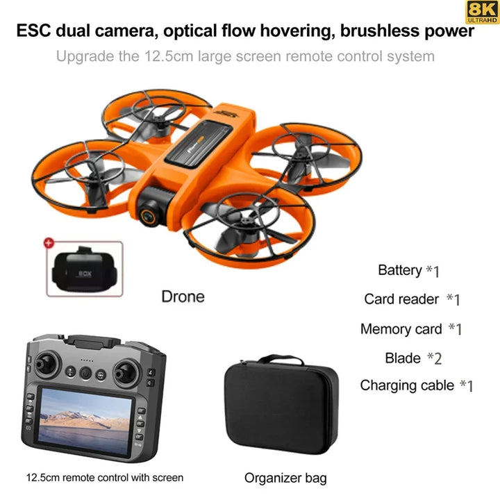 8K Drone with GPS & Obstacle Avoidance