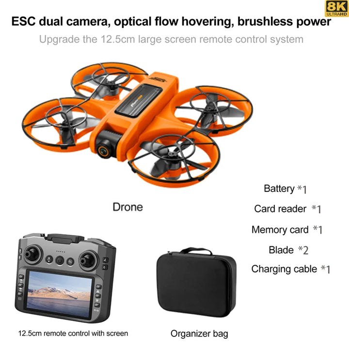 8K Drone with GPS & Obstacle Avoidance