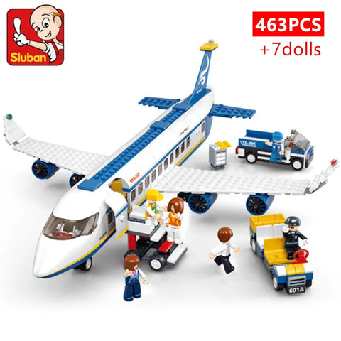 463-Piece City Airplane Blocks