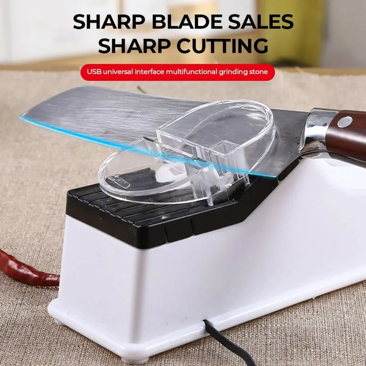 Electric Knife Sharpener – 5-Second Fast Sharpening & Polishing Tool for All Kitchen Knives