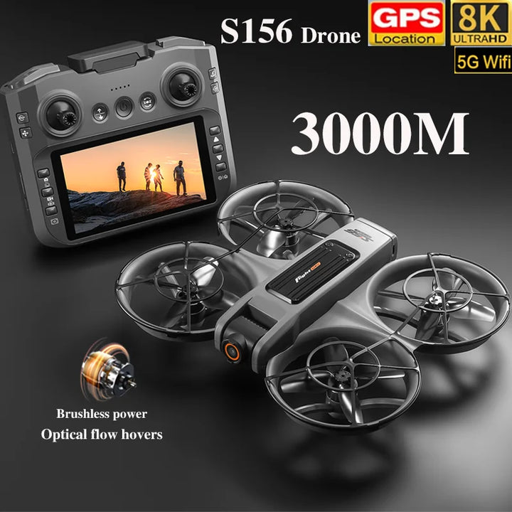 8K Drone with GPS & Obstacle Avoidance