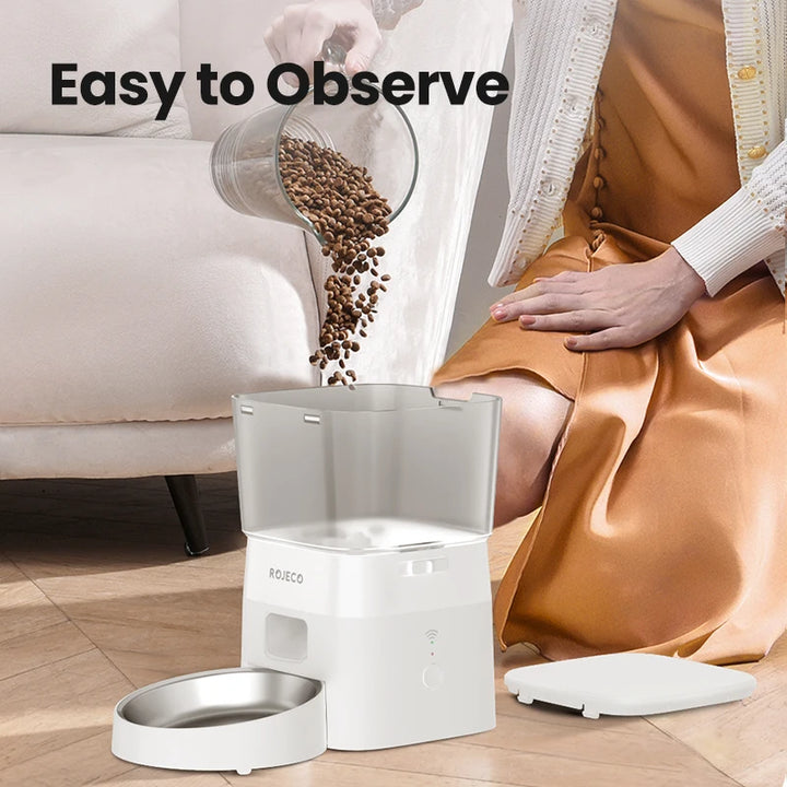 Smart Pet Food Dispenser – Automatic Wi-Fi Feeder for Dogs & Cats