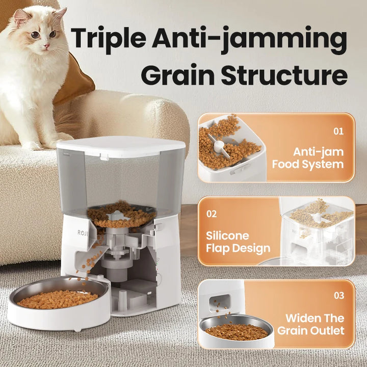 Smart Pet Food Dispenser – Automatic Wi-Fi Feeder for Dogs & Cats