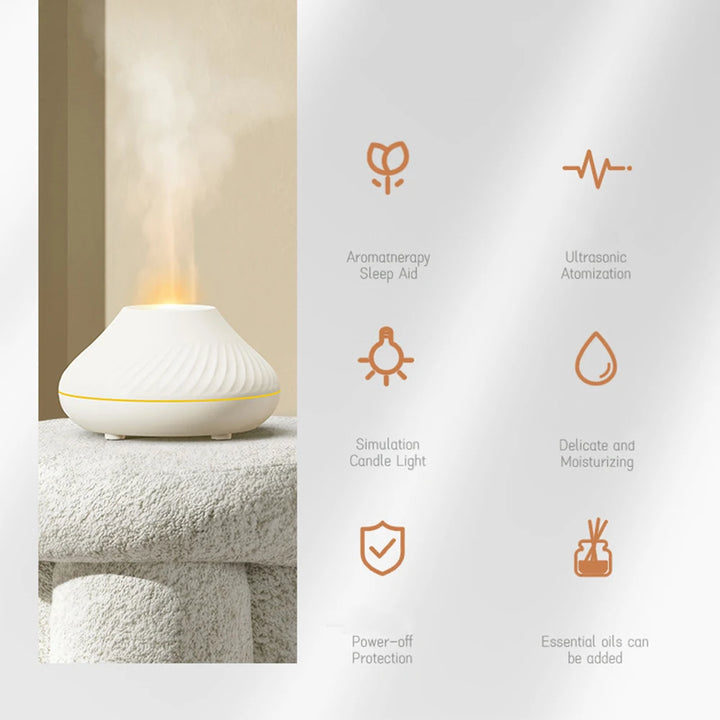 Lanwang Flame Aroma Diffuser – Create a Cozy Ambiance