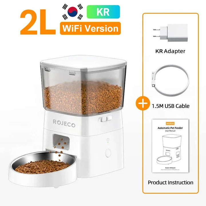 Smart Pet Food Dispenser – Automatic Wi-Fi Feeder for Dogs & Cats