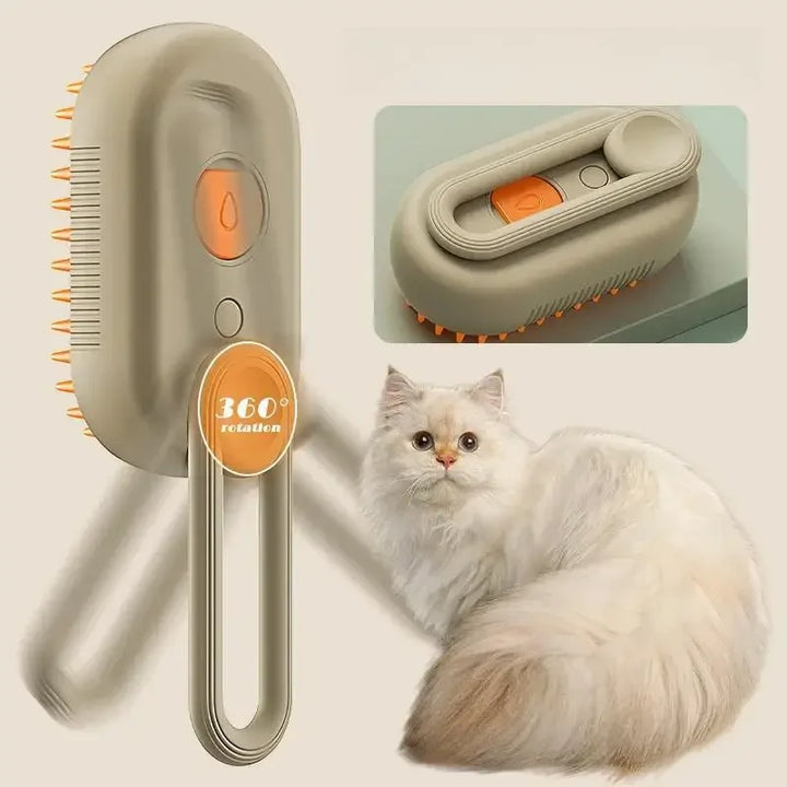 Pet Spray Grooming Comb – De-shedding & Styling Tool for Dogs and Cats