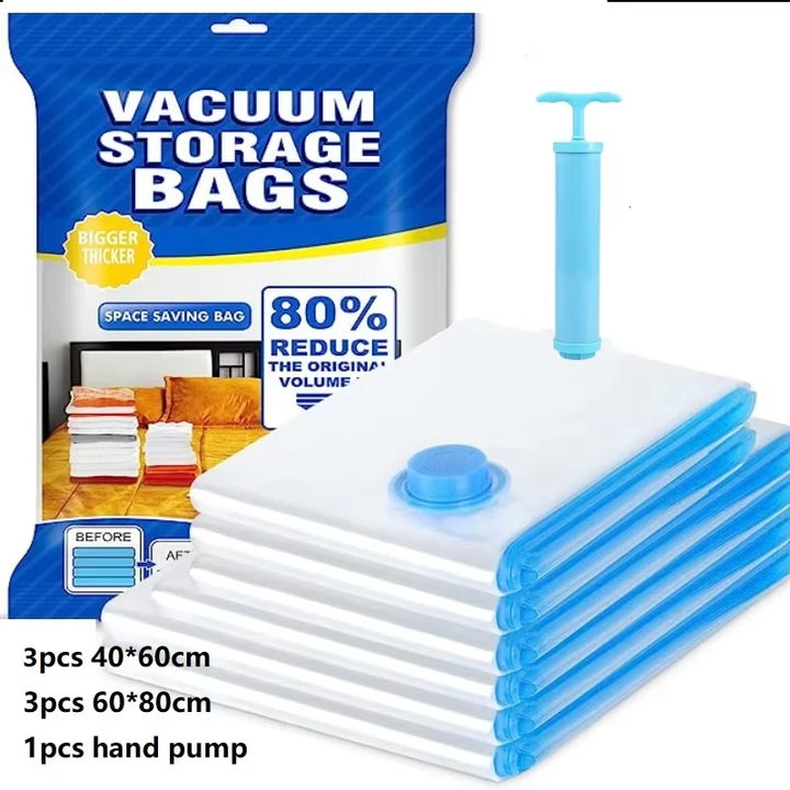 Mini Electric Vacuum Pump – Compression Sealer for Clothes & Food Storage Bags | Space-Saving Organizer