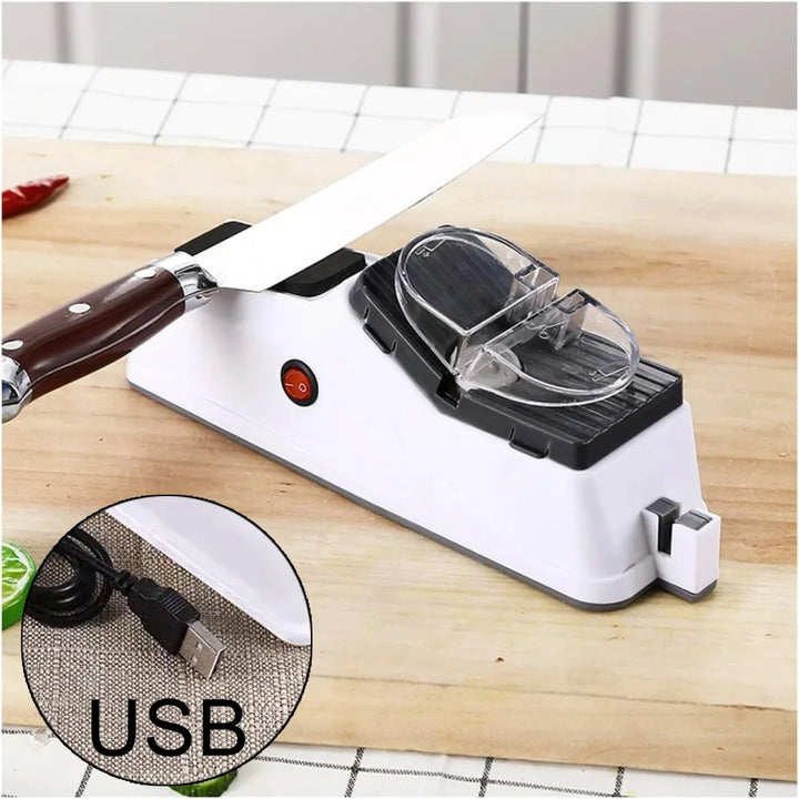 Electric Knife Sharpener – 5-Second Fast Sharpening & Polishing Tool for All Kitchen Knives