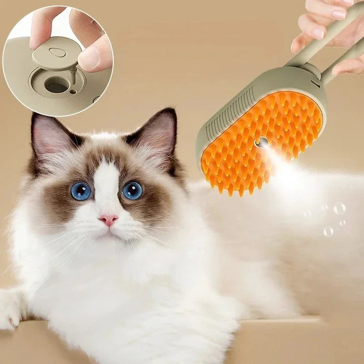 Pet Spray Grooming Comb – De-shedding & Styling Tool for Dogs and Cats