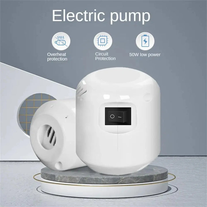 Mini Electric Vacuum Pump – Compression Sealer for Clothes & Food Storage Bags | Space-Saving Organizer